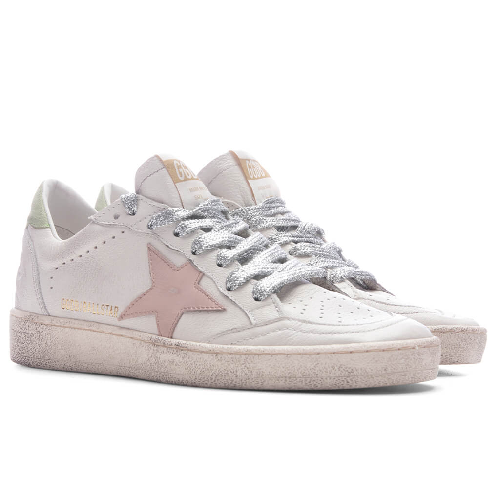 Women's Ball Star - White/Moonlight Pink/Nile Green