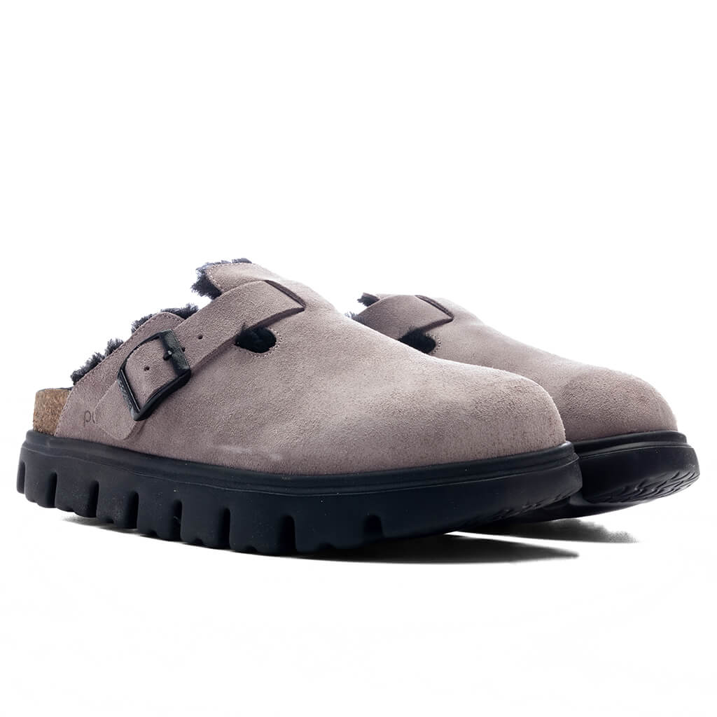 Women's Boston Chunky Shearling - Faded Purple/Black
