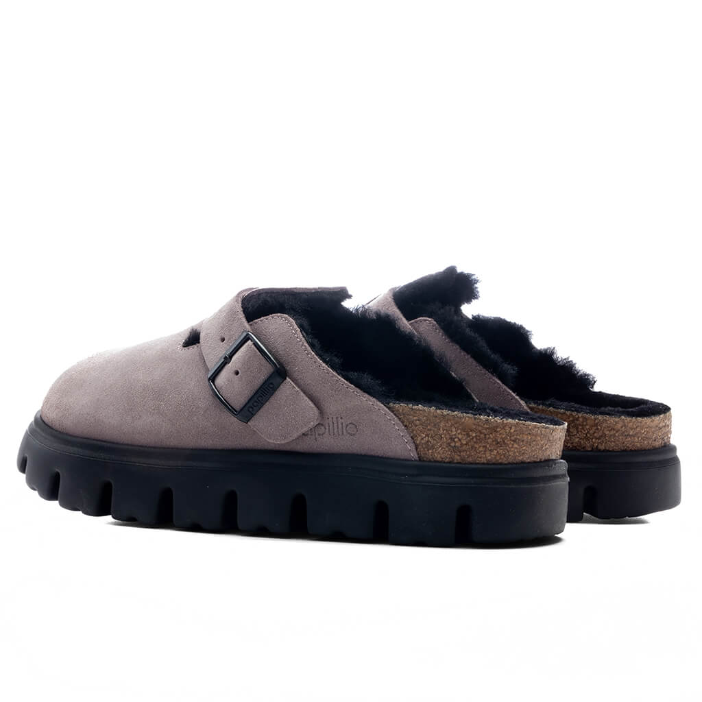 Women's Boston Chunky Shearling - Faded Purple/Black