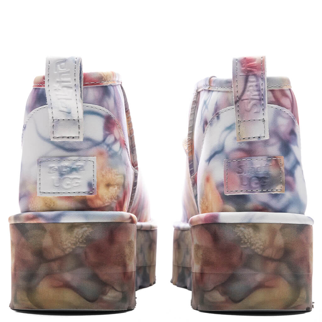 UGG x Collina Strada Classic Ultra Mini Platform - Light Blue Floral