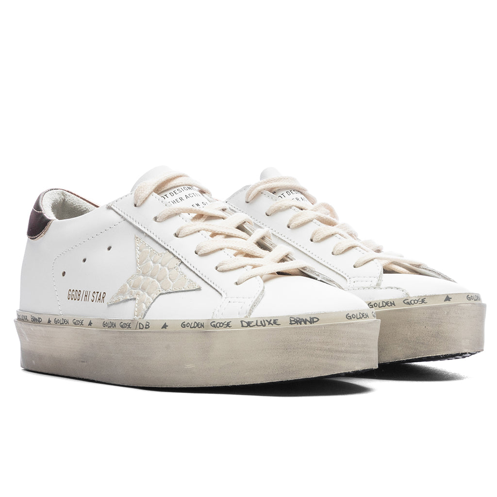 Women's Hi Star - White/Butter/Bronze