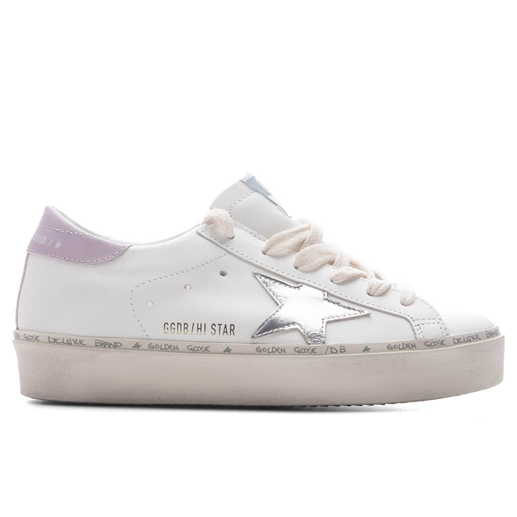 Women's Hi Star - White/Silver/Lilac