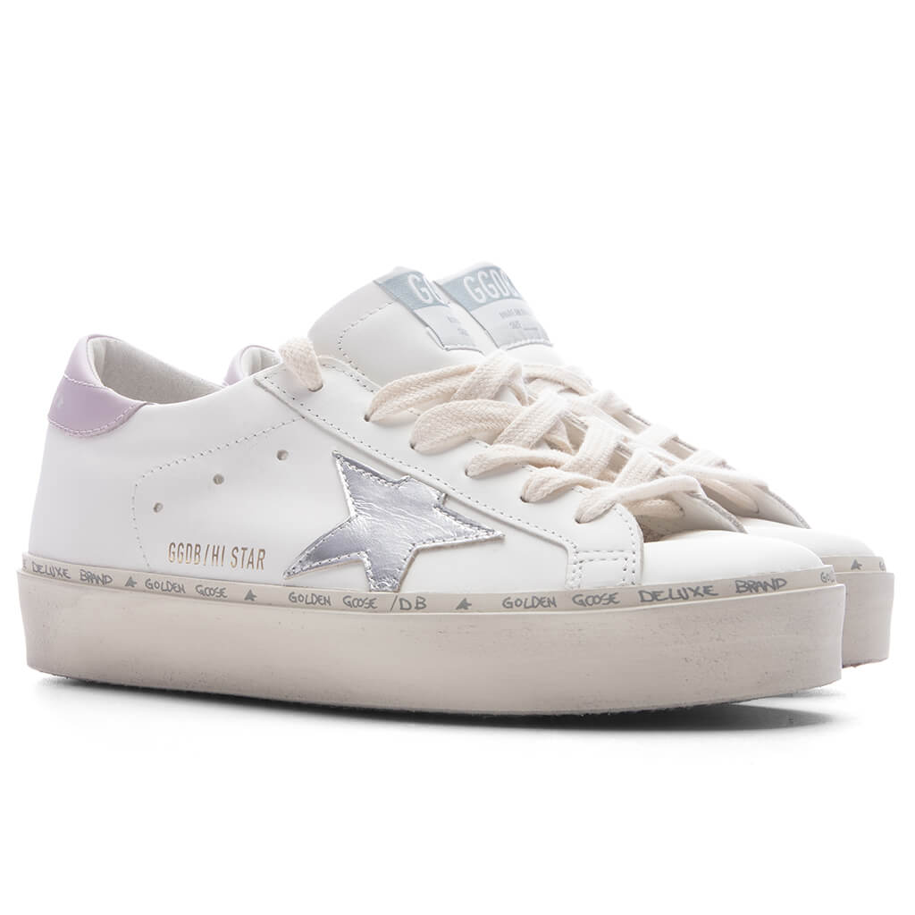 Women's Hi Star - White/Silver/Lilac
