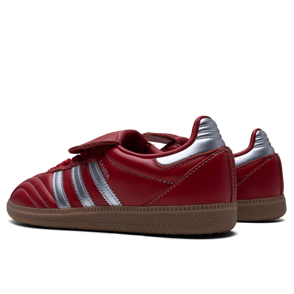 Women's Samba Long Tongue - Better Scarlet/Silver Metallic/Gum