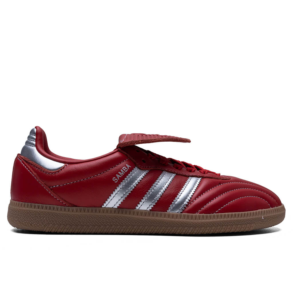 Women's Samba Long Tongue - Better Scarlet/Silver Metallic/Gum