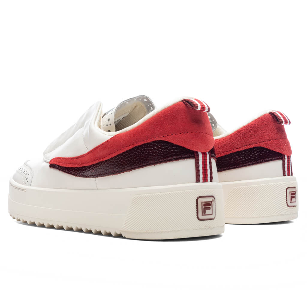 Women's Sanati Sl - Gardenia/Fila Red/Syrah