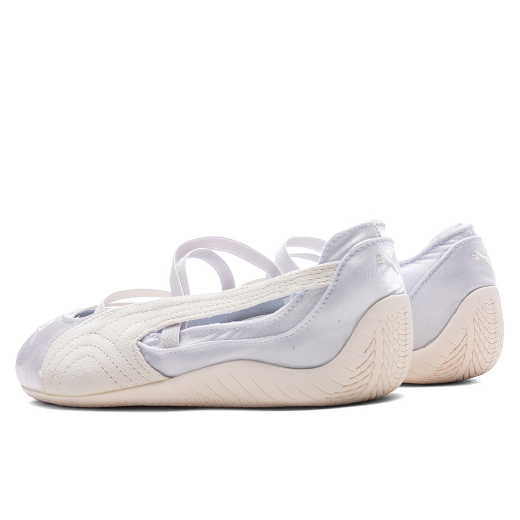 Women's Speedcat Ballet Satin - Silver Mist/Warm White