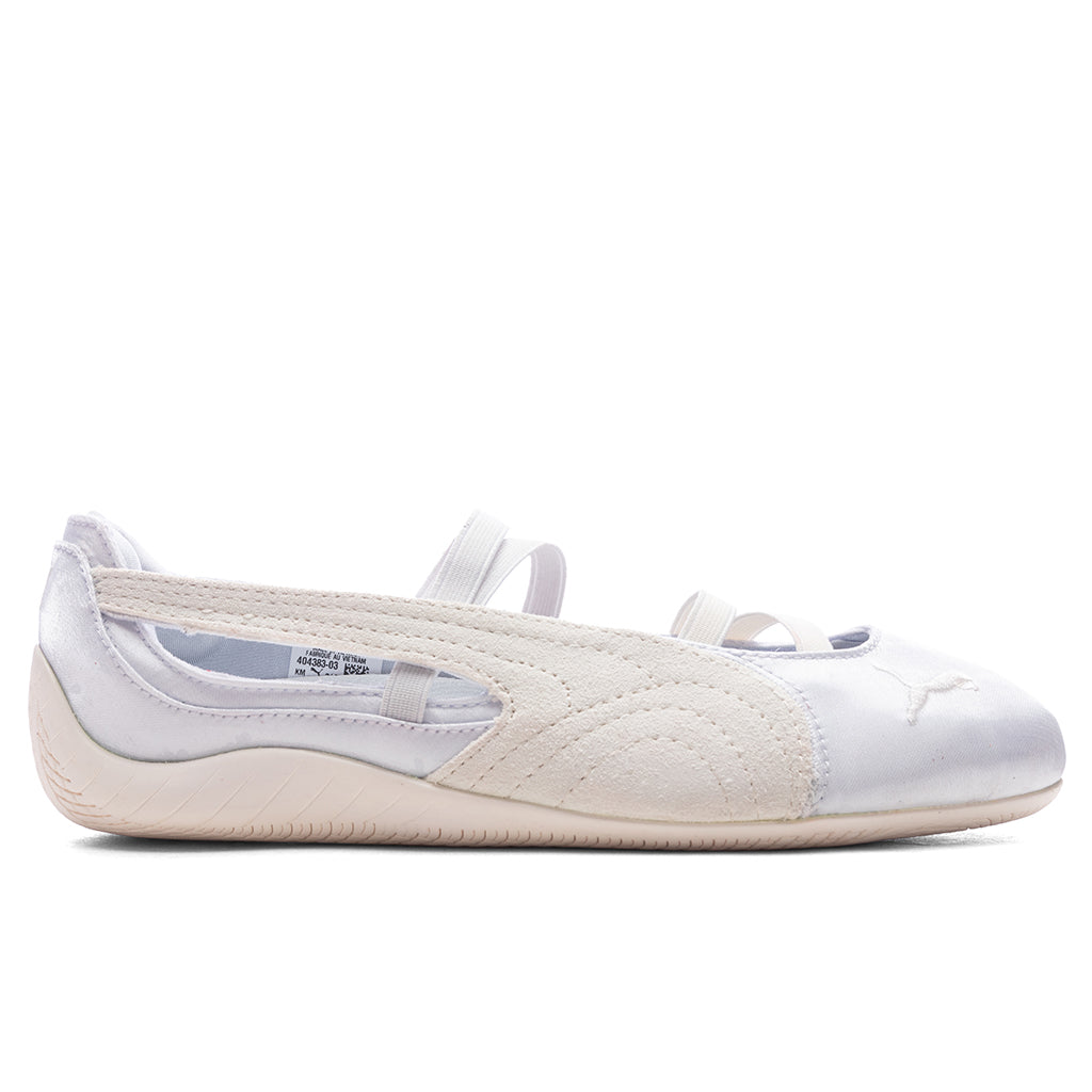 Women's Speedcat Ballet Satin - Silver Mist/Warm White