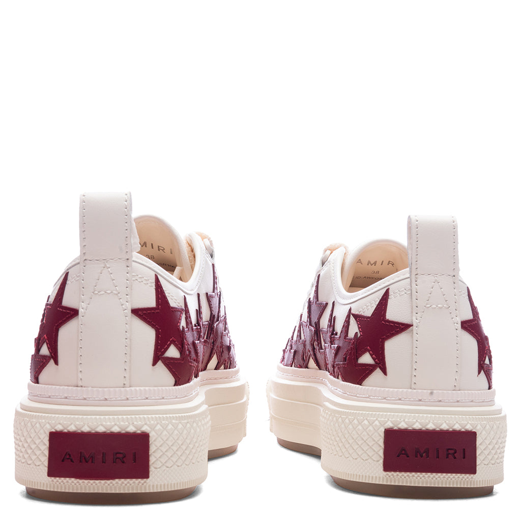 Women's Stars Court Low - Deep Red