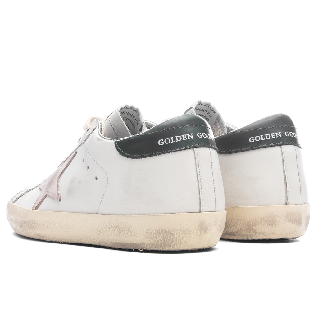 Women's Super-Star - White/Light Pink/Dark Green
