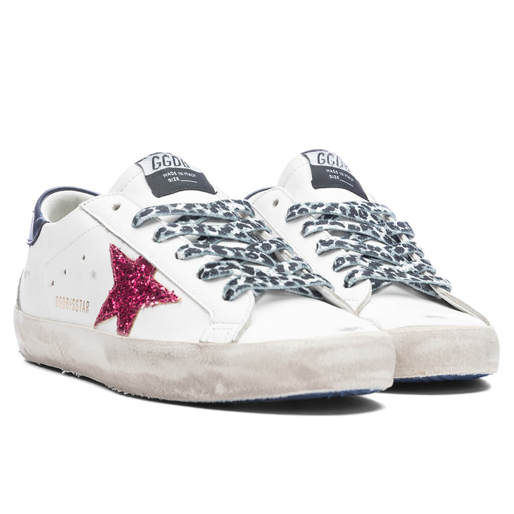 Women's Super Star Sneaker - White/Fucsia/Blue