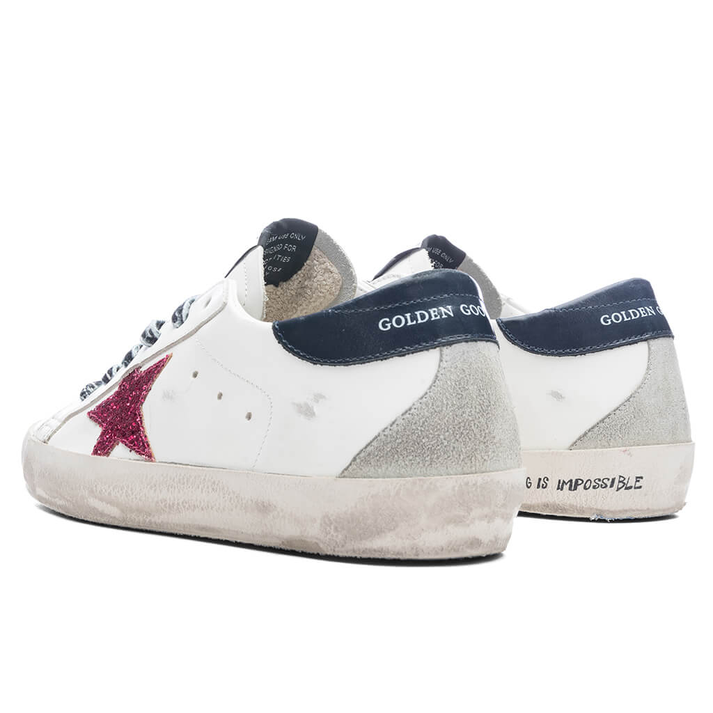 Women's Super Star Sneaker - White/Fucsia/Blue