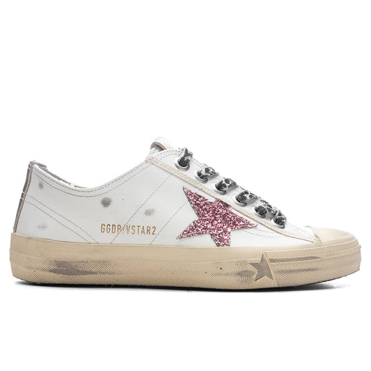 Women's V-Star 2 Leather Sneaker - White/Bubble Gum/Platinum