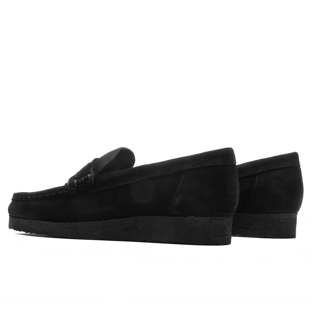 Women's Wallabee Loafer - Black Suede