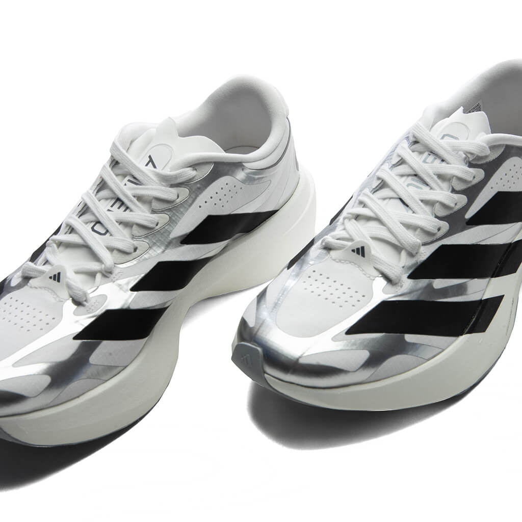 Women's Adizero Evo SL Exo - Footwear White/Core Black/Iron Metallic