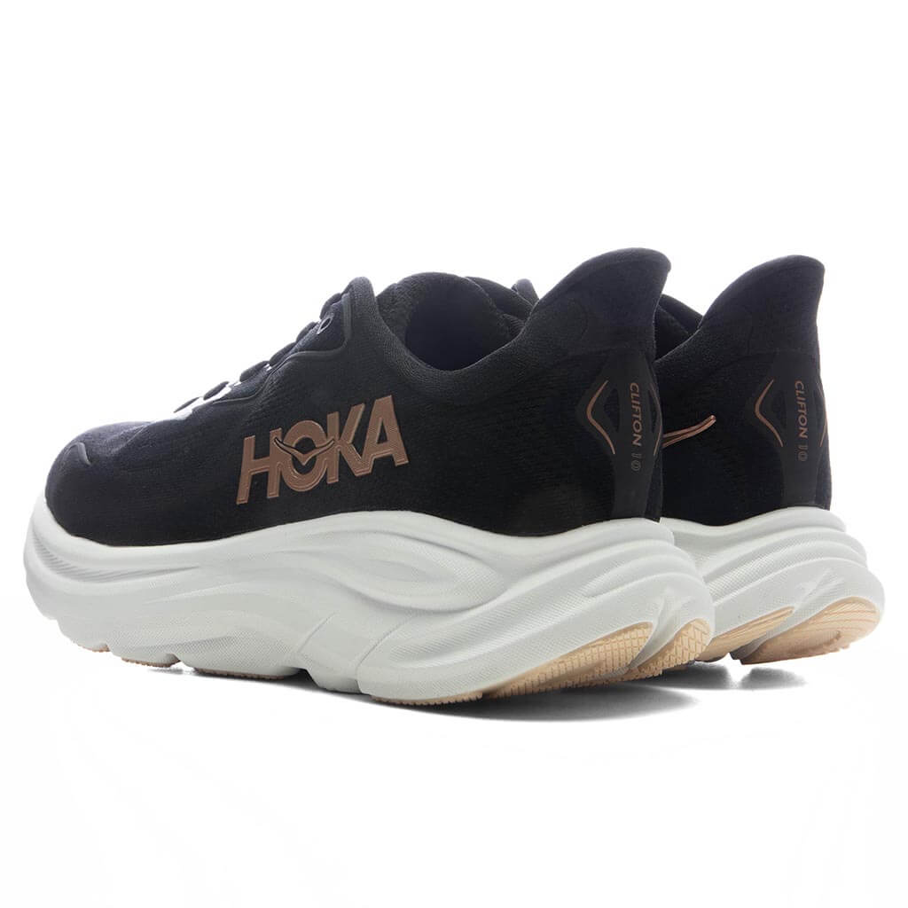 Women's Clifton 10 - Black/Rose Gold