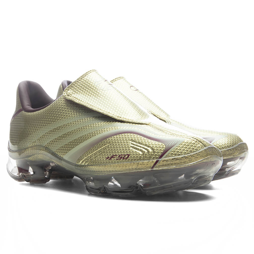 Women's F50 Adiframe Walkable - Gold Metallic/Ice Gold Metallic/Maroon