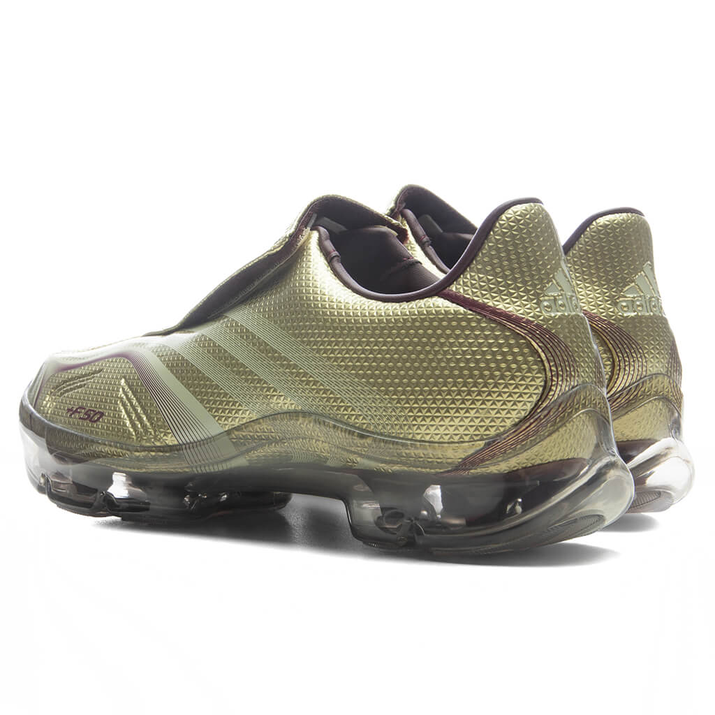 Women's F50 Adiframe Walkable - Gold Metallic/Ice Gold Metallic/Maroon