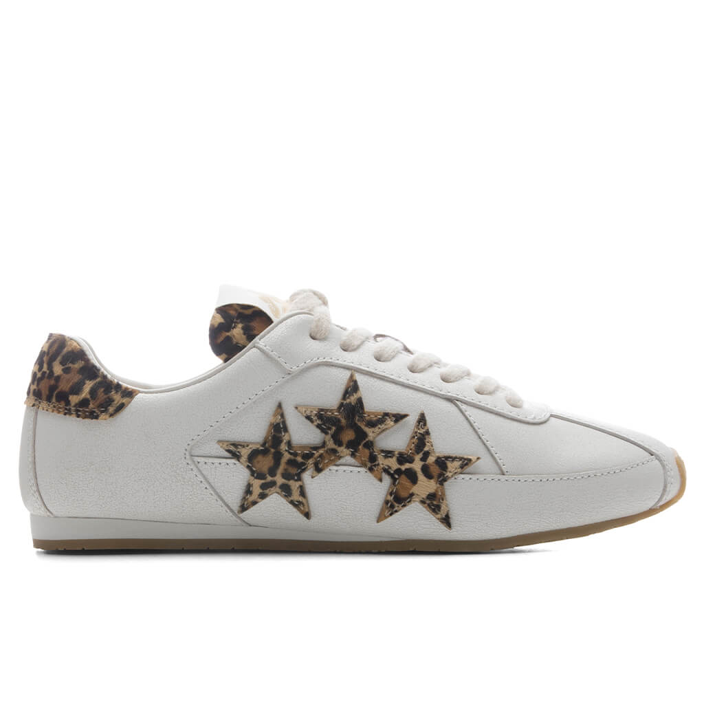 Women's Leopard Pacific Flat - Alabaster