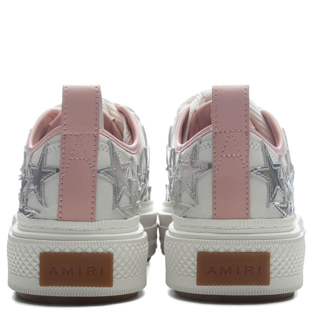 Women's Metallic Stars Court Low - Pink