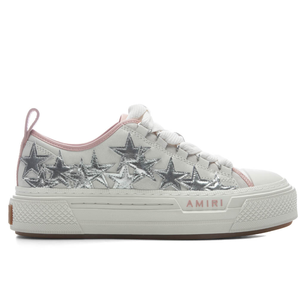 Women's Metallic Stars Court Low - Pink