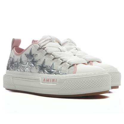 Women's Metallic Stars Court Low - Pink