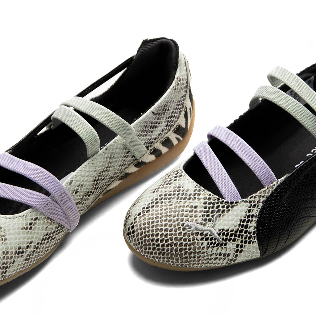 Women's Speedcat Ballet Mixed Feel - PUMA Black/Cashew Brown/Light Lavender