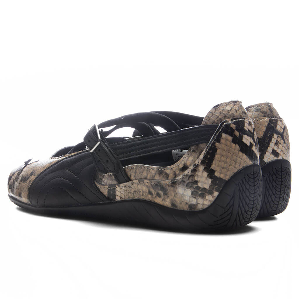 Women's Speedcat Ballet Snake - Puma Black/Vapor Gray