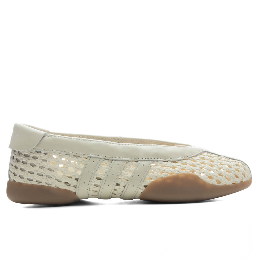 Women's Taekwondo Mei Ballet - Cream White/Cream White/Gum