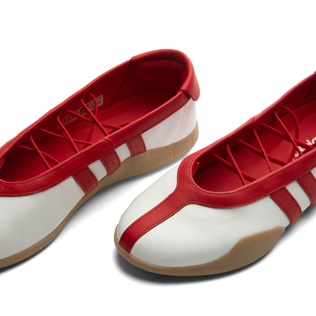 Women's Taekwondo Mei Ballet - Cloud White/Better Scarlet/Gum
