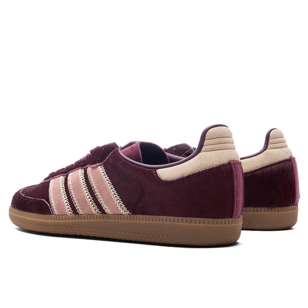 Women's Samba OG - Sand Strata/Maroon/Warm Clay