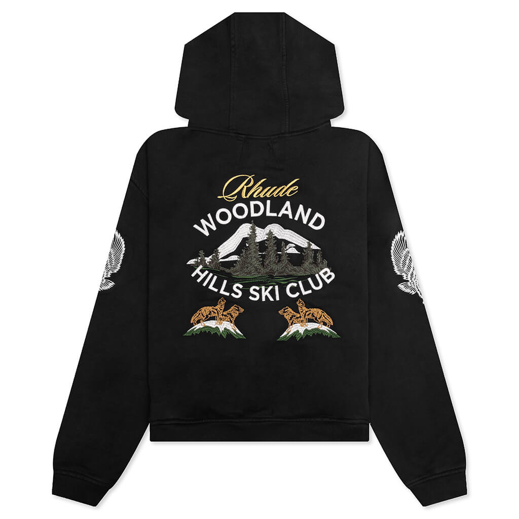 Woodland Hills Ski Hoodie - Vintage Black