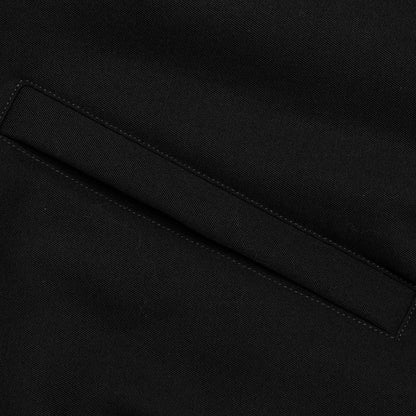 Wool Bomber Jacket - Black