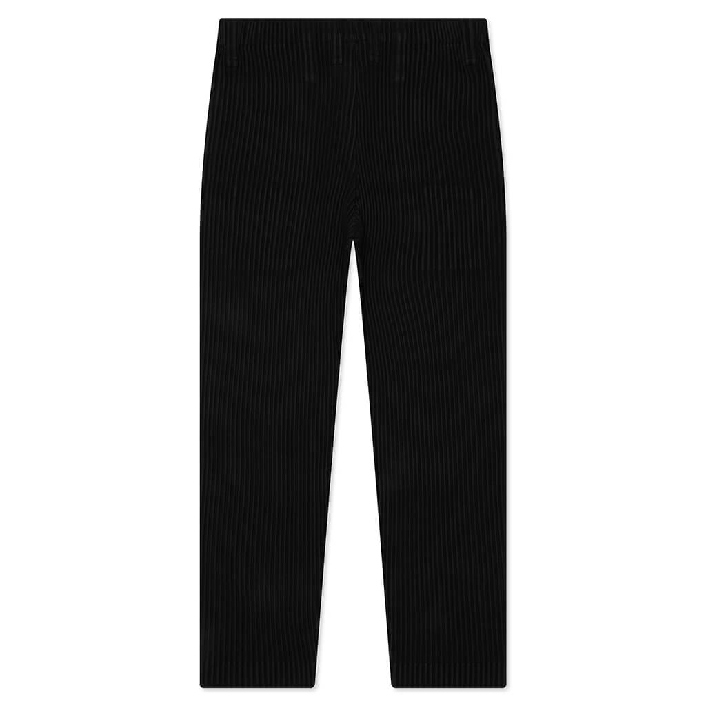 Wool Like Light Pants - Black
