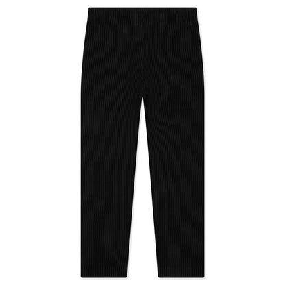 Wool Like Light Pants - Black