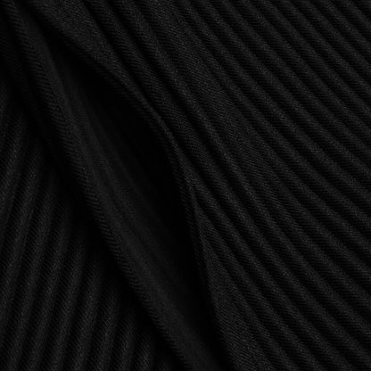 Wool Like Light Pants - Black
