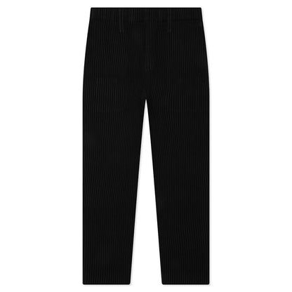 Wool Like Light Pants - Black