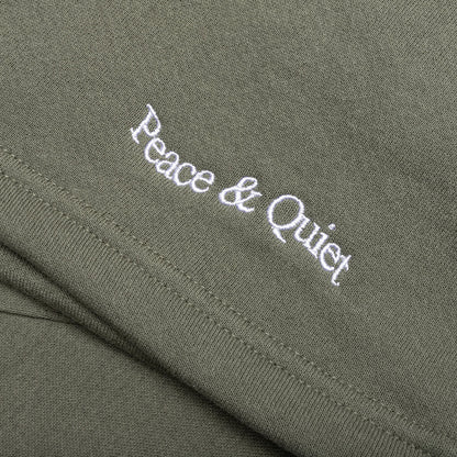 Wordmark Sweatshorts - Olive