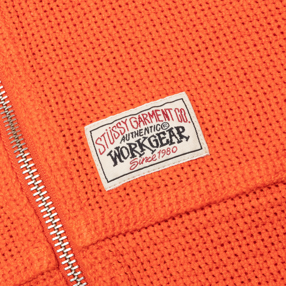 Work Jacket Cotton Mesh - Red Orange