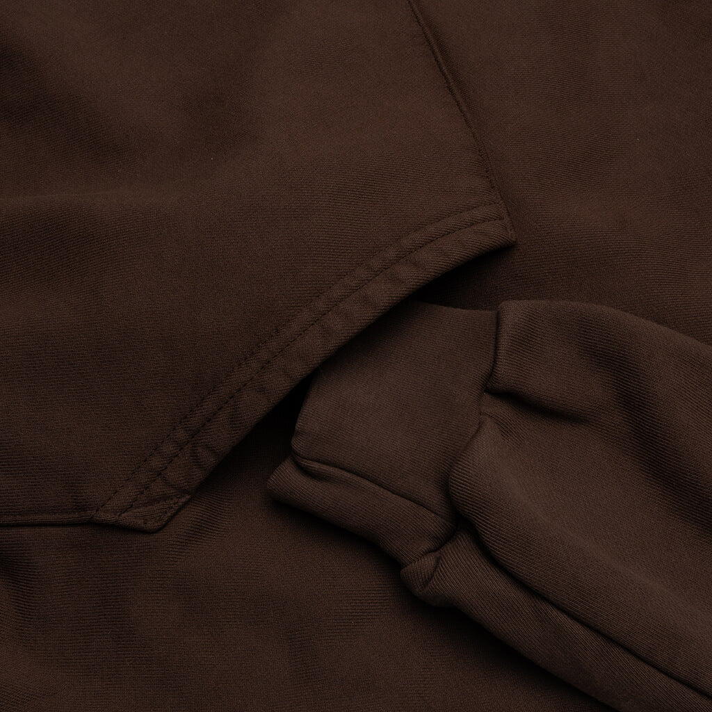 Feature x Wynn Logo Lock Up Hoodie - Bitter Chocolate