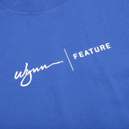 Feature x Wynn Logo Lock Up L/S Tee - Dazzling Blue