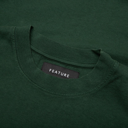 Feature x Wynn Logo Lock Up Tee - Evergreen