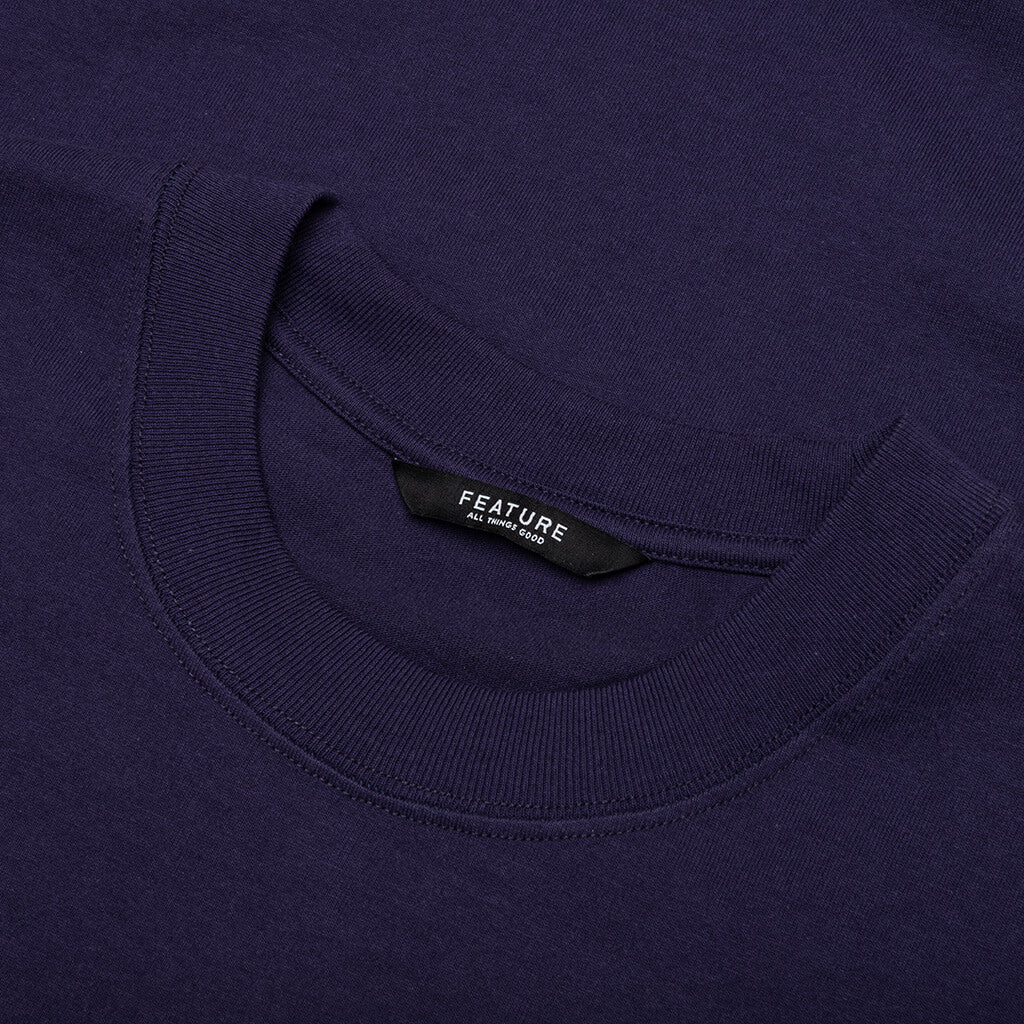 Feature x Wynn Plaza Tee - Astral Aura Blue