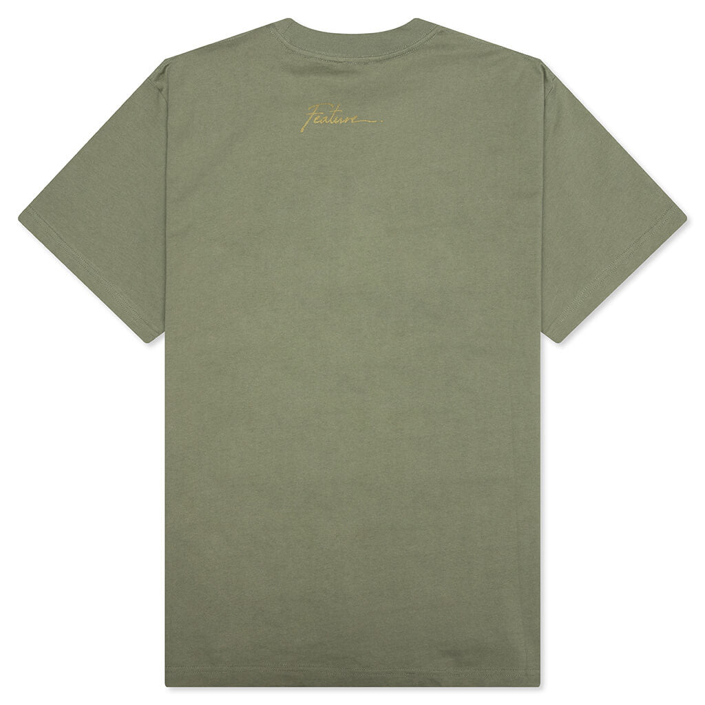 Feature x Wynn Plaza Tee - Oil Green