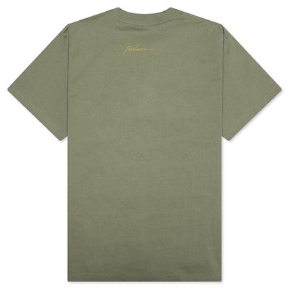 Feature x Wynn Plaza Tee - Oil Green
