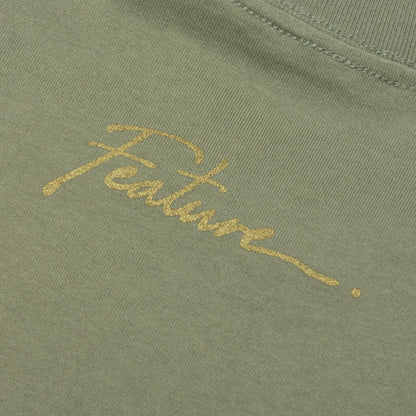 Feature x Wynn Plaza Tee - Oil Green