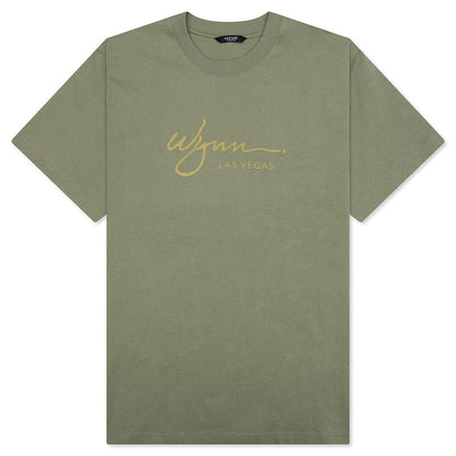 Feature x Wynn Plaza Tee - Oil Green