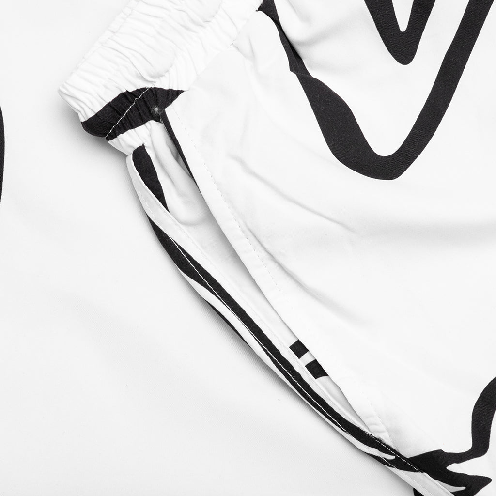 Yoga Walks Swim Shorts - White