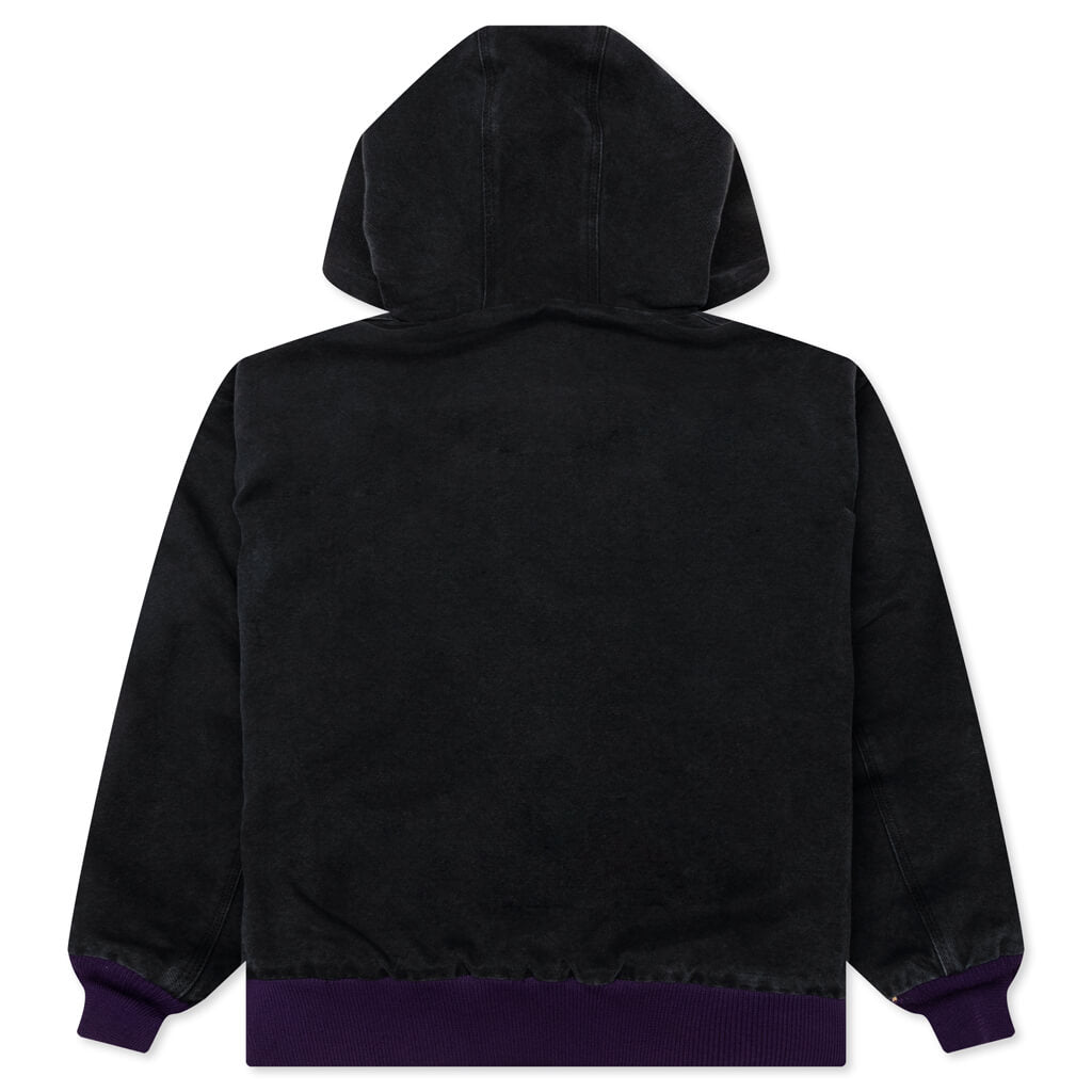 Zipped Work Hoody - Black