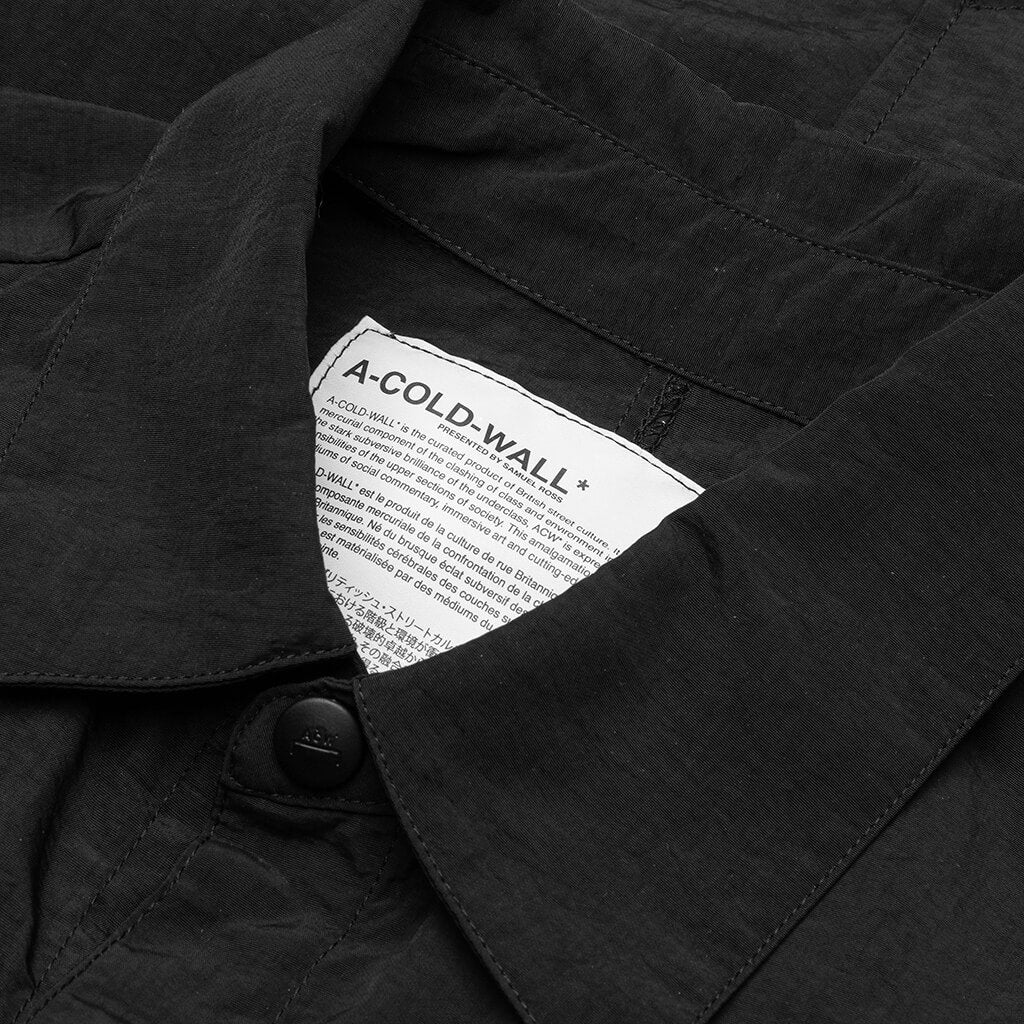 Utility Pocket Shirt - Black